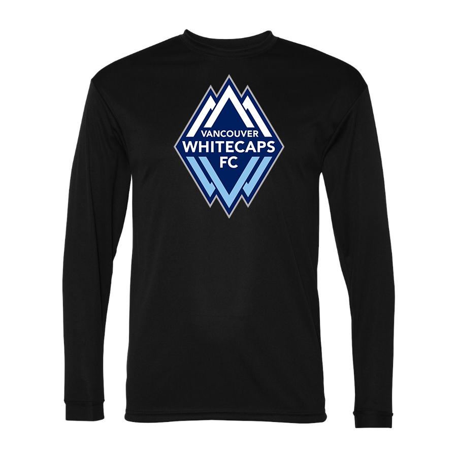 Men's Vancouver Whitecaps FC Polyester Long Sleeve T-Shirt